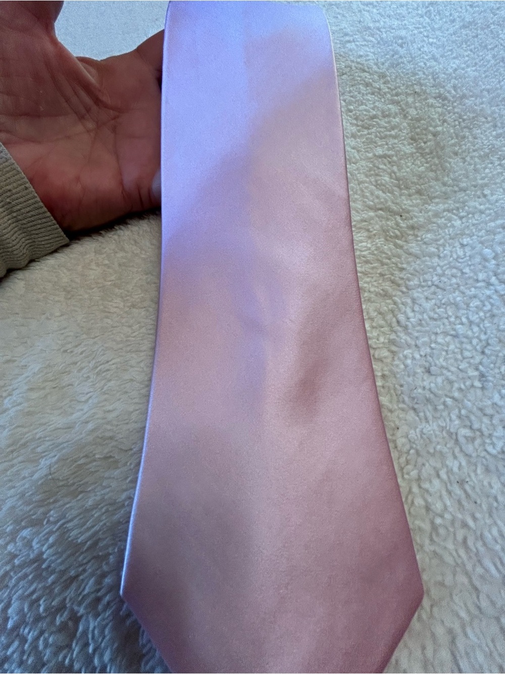 🎁3 for $30 - Classic Solid Pink Necktie